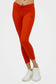 Leggings longs et éco-responsables pour femmes, taille basse, GL.