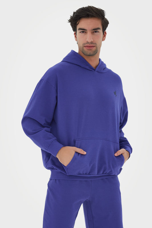 Sweat à capuche oversize pour homme en bambou bio