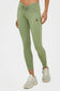 Leggings longs et éco-responsables pour femmes, taille basse, GL.