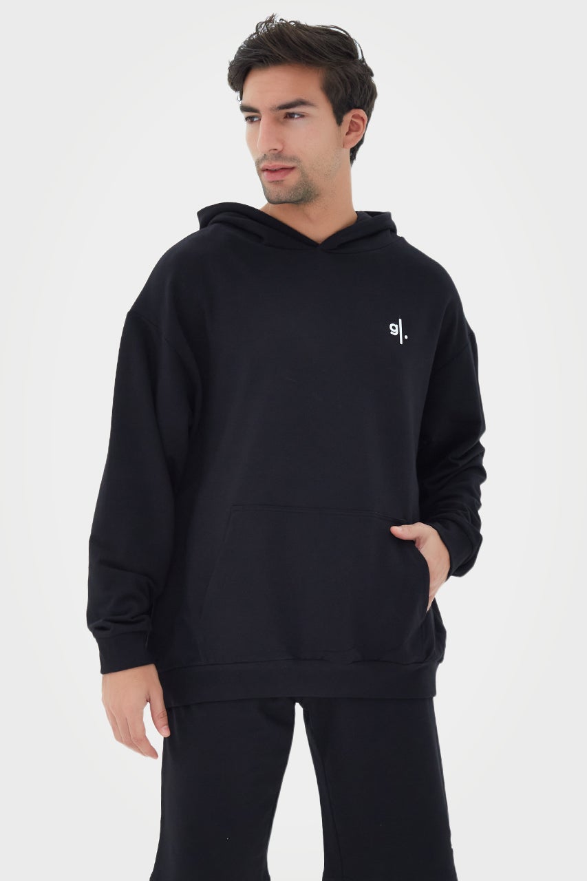 Sweat à capuche oversize pour homme en bambou bio