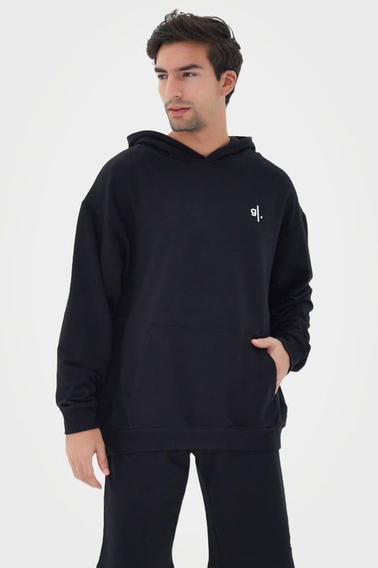 Sweat à capuche oversize pour homme en bambou bio