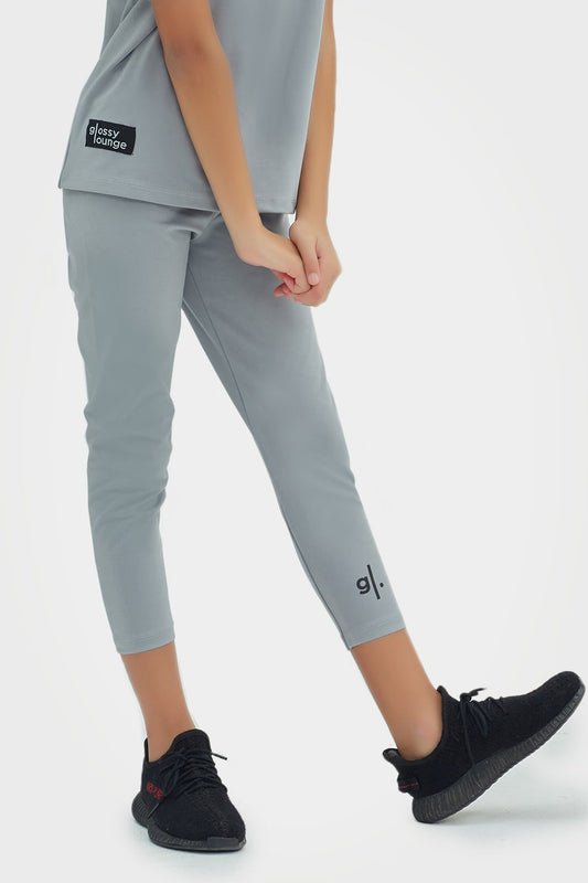 Leggings longs et durables à taille haute pour filles