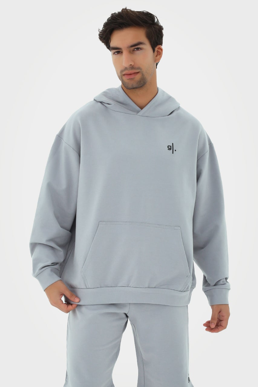 Sweat à capuche oversize pour homme en bambou bio