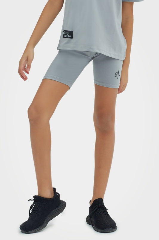 Short cycliste taille haute écoresponsable pour filles