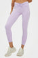 Leggings longs et éco-responsables pour femmes, taille basse, GL.