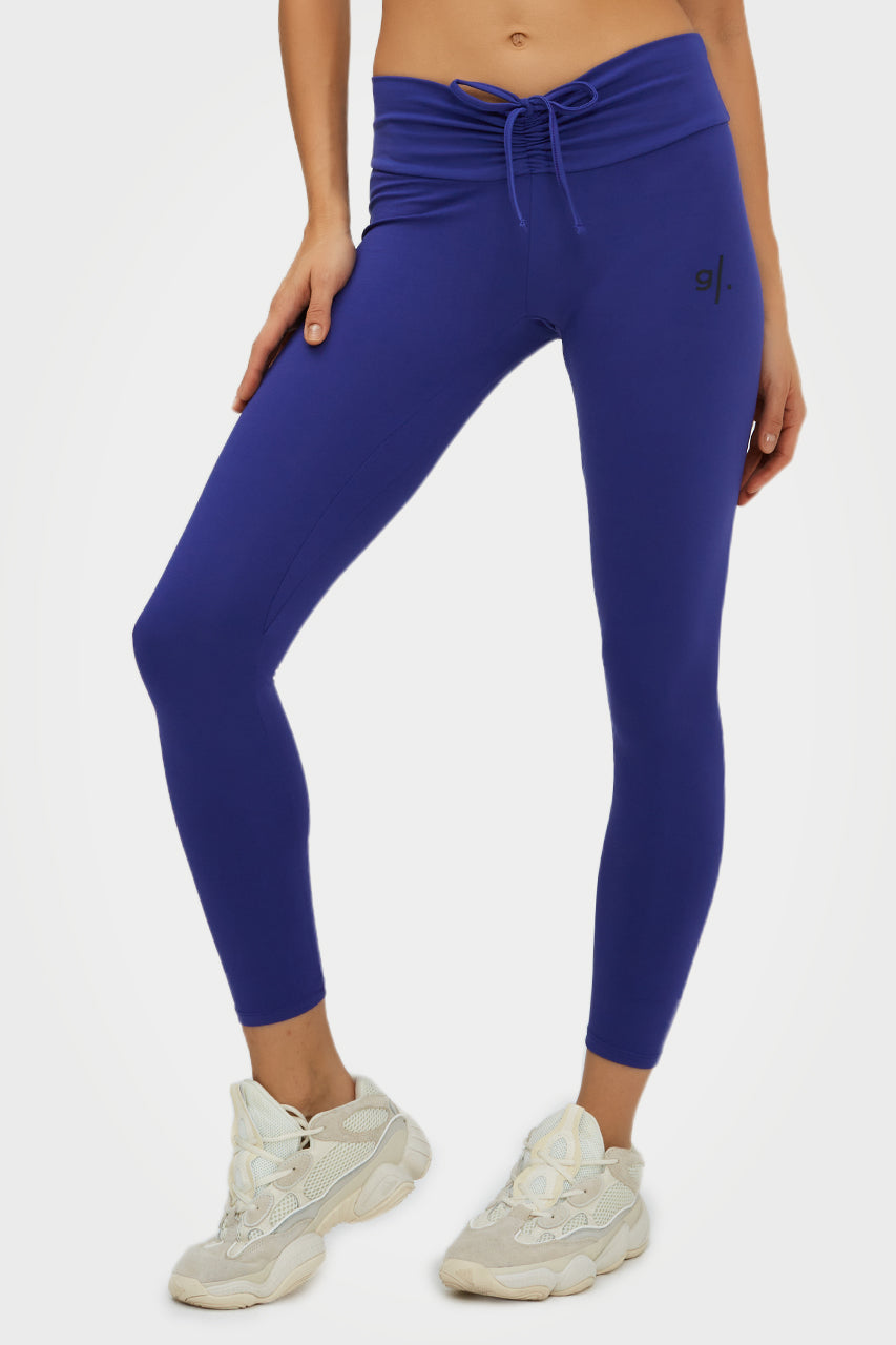 Leggings longs et éco-responsables pour femmes, taille basse, GL.