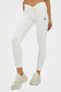 Leggings longs et éco-responsables pour femmes, taille basse, GL.
