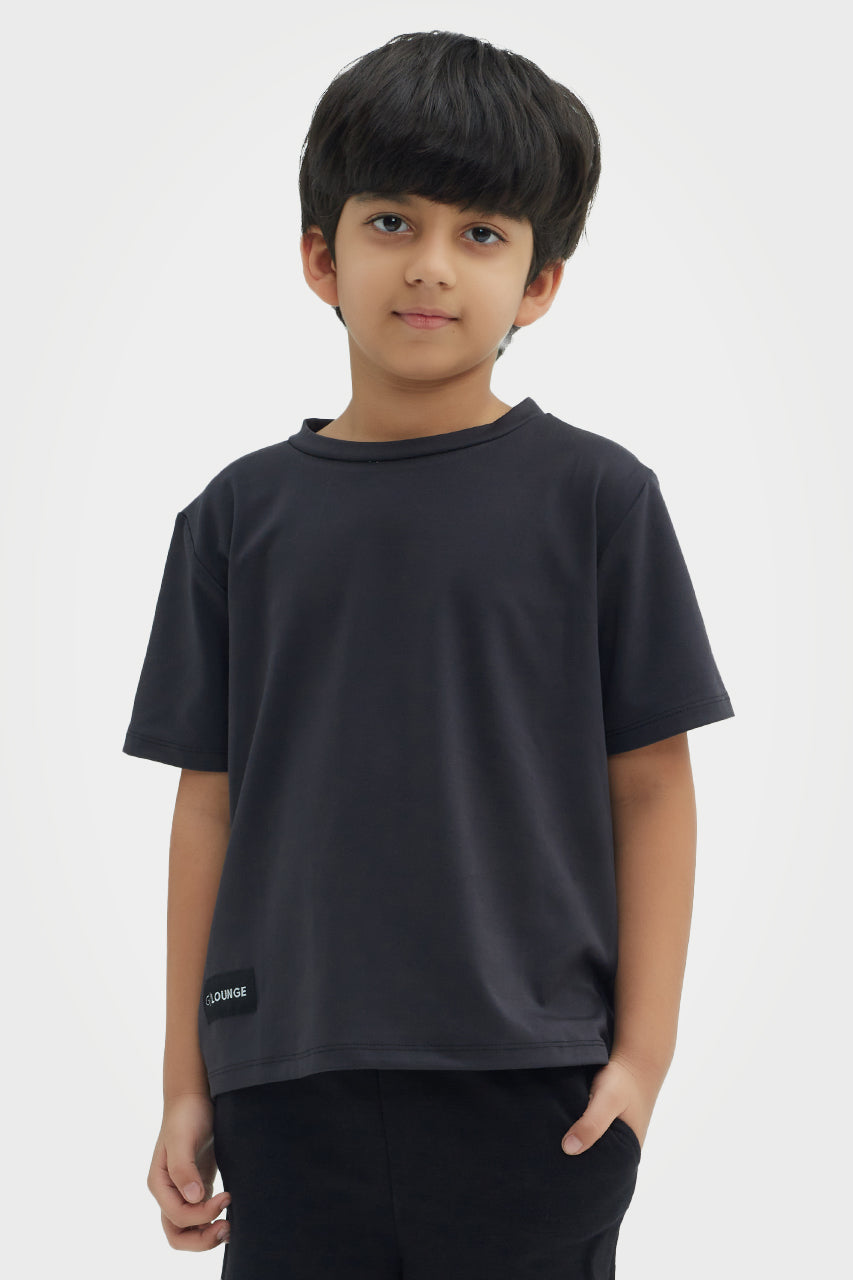 T-shirt garçon coupe classique écoresponsable