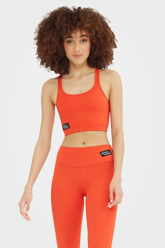 Soutien-gorge de sport durable pour femme, dos nageur, coupe longue