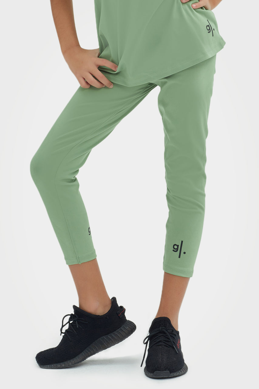 Leggings longs et durables à taille haute pour filles