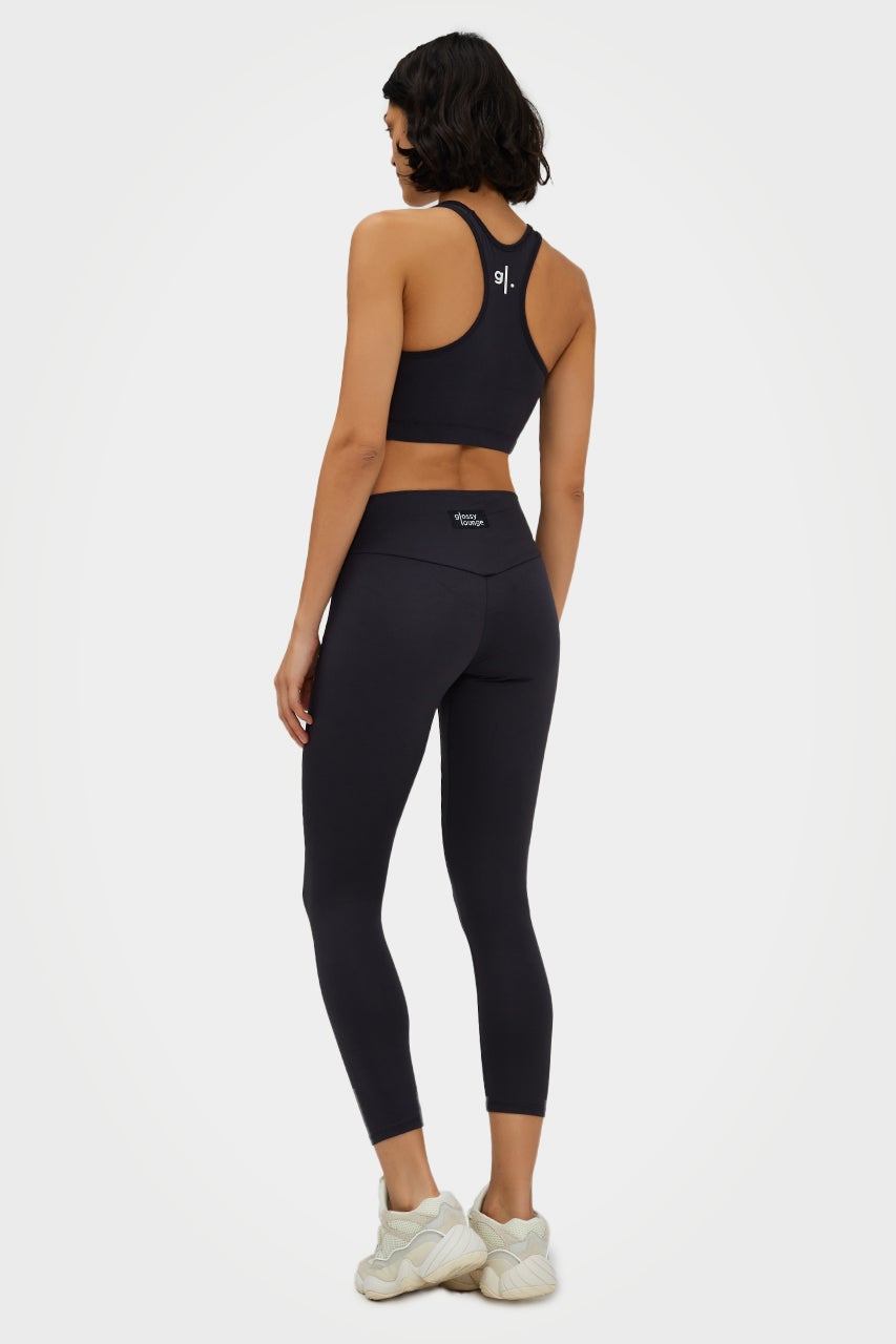 Leggings longs et éco-responsables pour femmes, taille basse, GL.