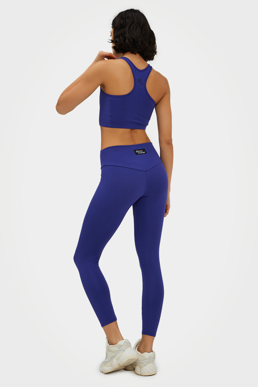 Leggings longs et éco-responsables pour femmes, taille basse, GL.