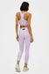 Leggings longs et éco-responsables pour femmes, taille basse, GL.