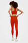 Leggings longs et éco-responsables pour femmes, taille basse, GL.