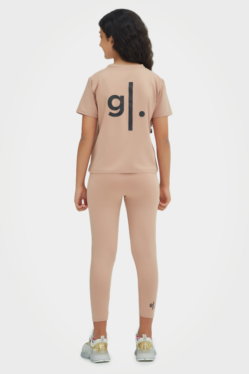 Leggings longs et durables à taille haute pour filles