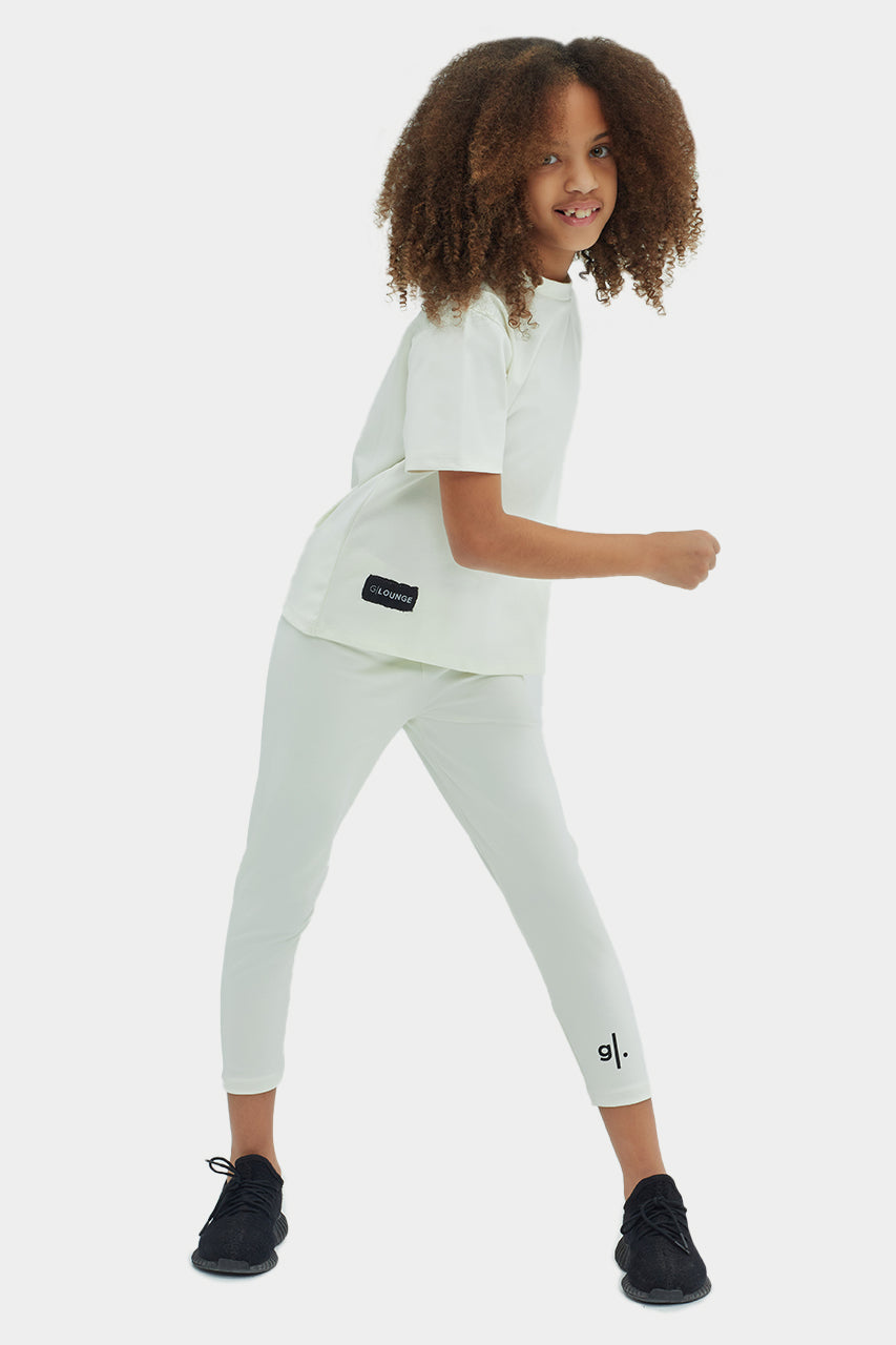 Leggings longs et durables à taille haute pour filles