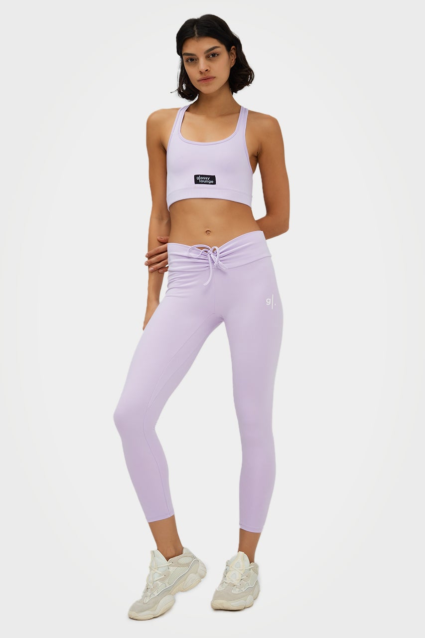Leggings longs et éco-responsables pour femmes, taille basse, GL.