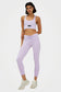 Leggings longs et éco-responsables pour femmes, taille basse, GL.