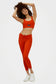 Leggings longs et éco-responsables pour femmes, taille basse, GL.