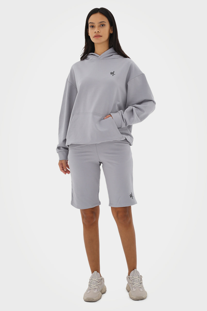 Sweat à capuche oversize en bambou bio pour femme