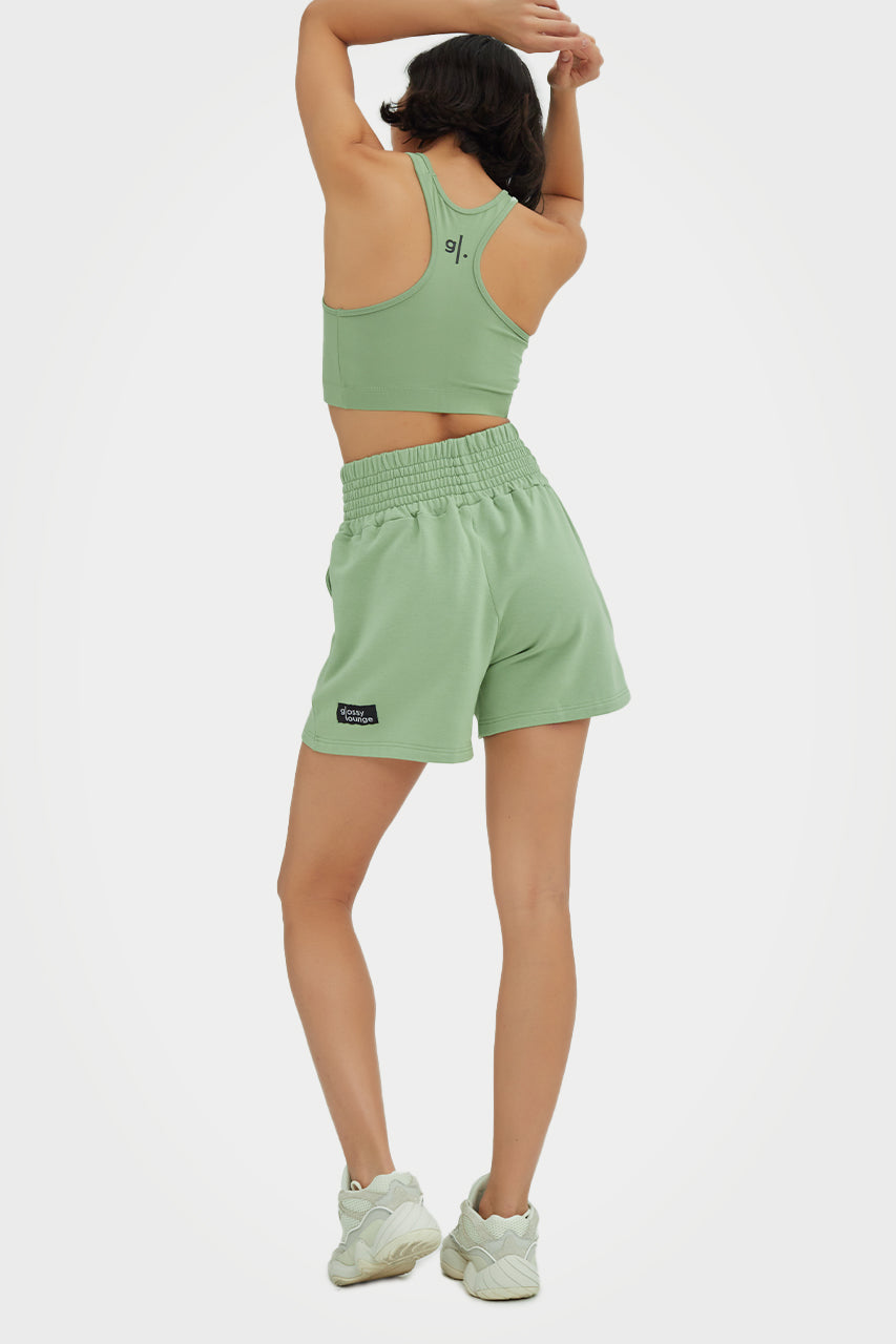 Short GL taille haute en bambou bio pour femme