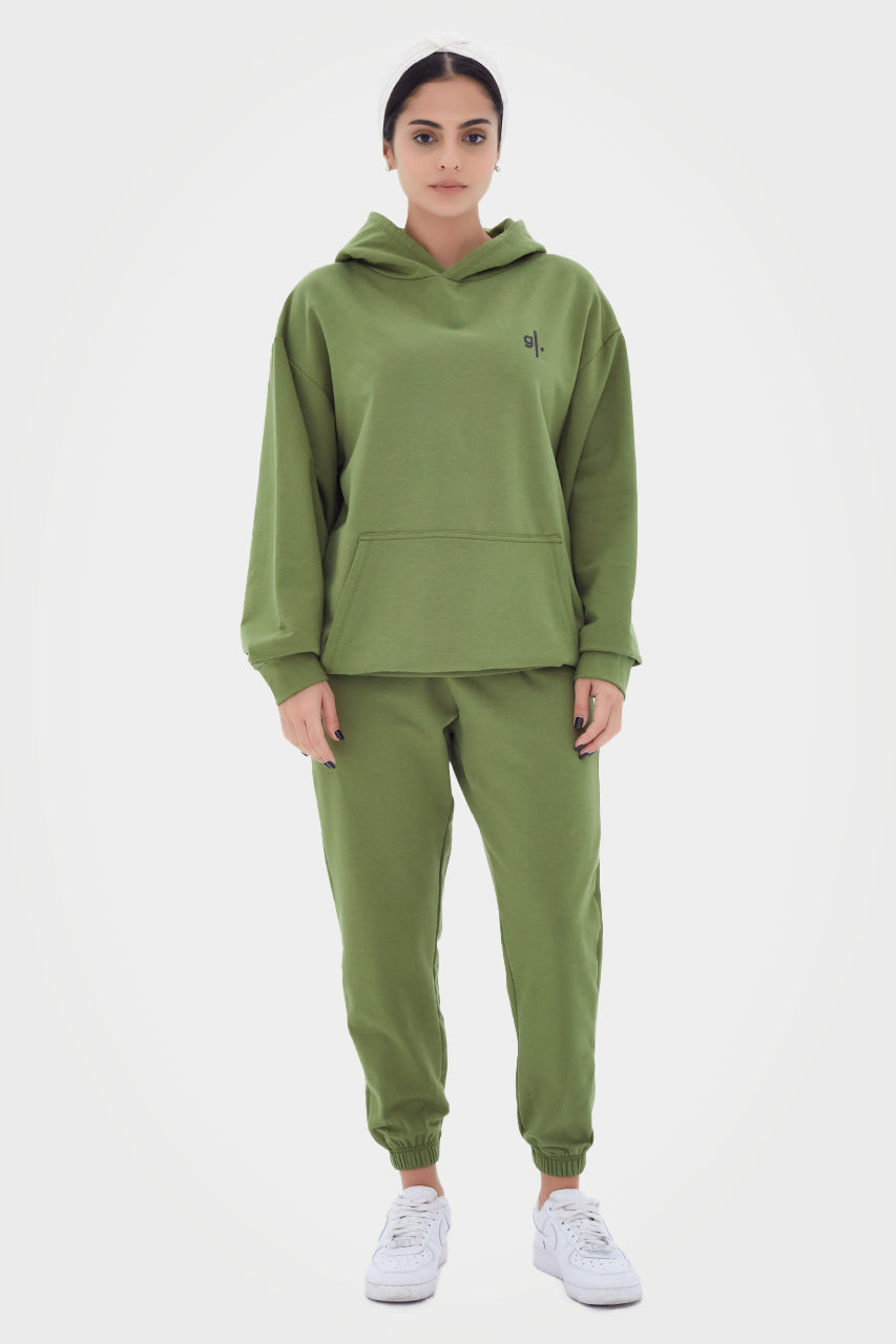 Sweat à capuche oversize en bambou bio pour femme