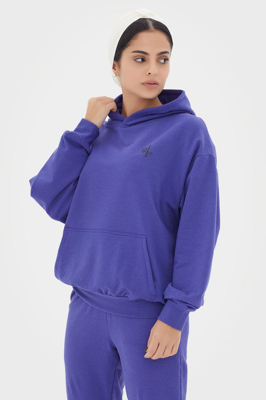 Sweat à capuche oversize en bambou bio pour femme