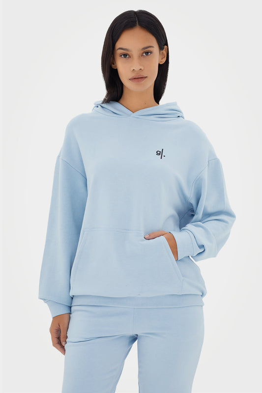Sweat à capuche oversize en bambou bio pour femme