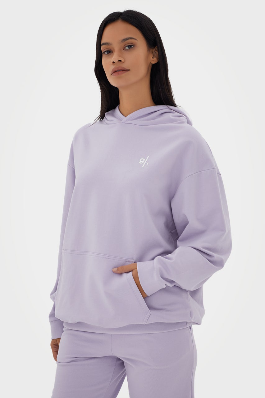 Sweat à capuche oversize en bambou bio pour femme