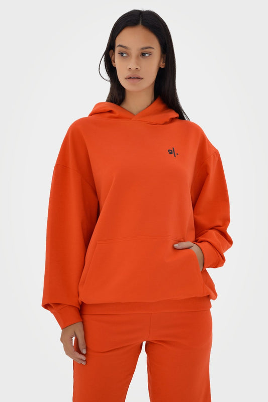 Sweat à capuche oversize en bambou bio pour femme