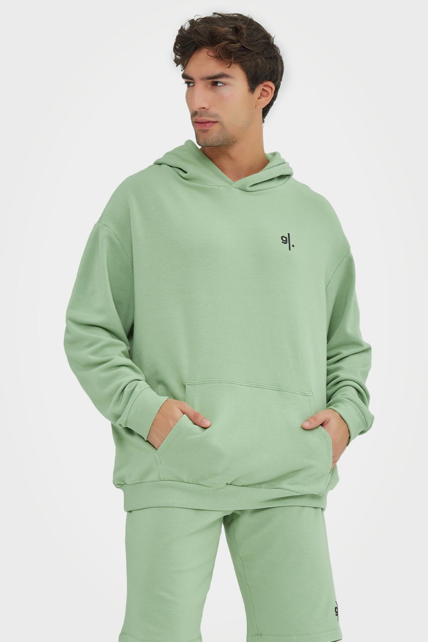 Sweat à capuche oversize pour homme en bambou bio
