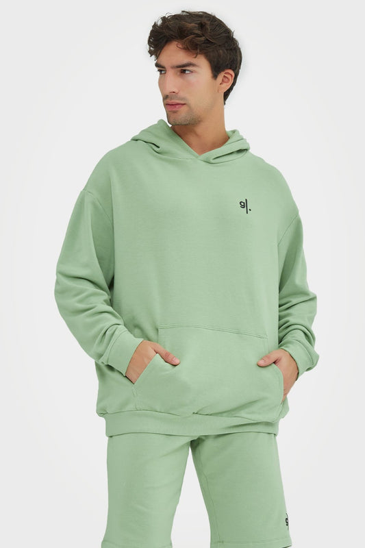 Sweat à capuche oversize pour homme en bambou bio