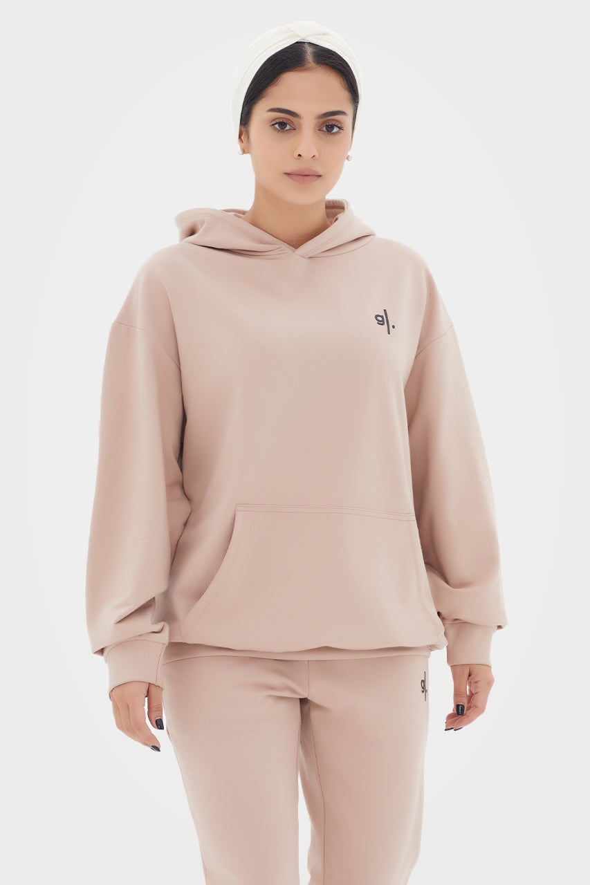 Sweat à capuche oversize en bambou bio pour femme