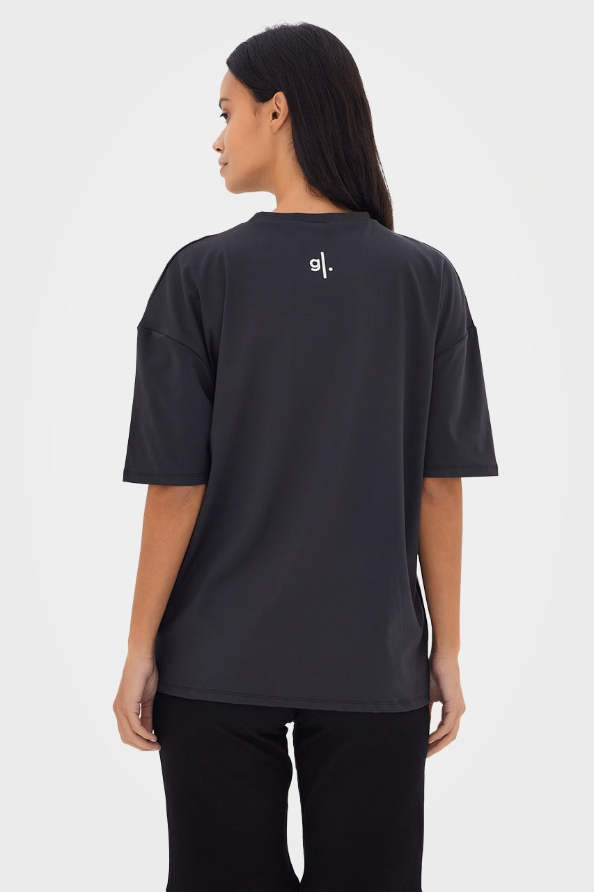 T-shirt oversize pour femmes, écoresponsable et adapté à toutes les morphologies