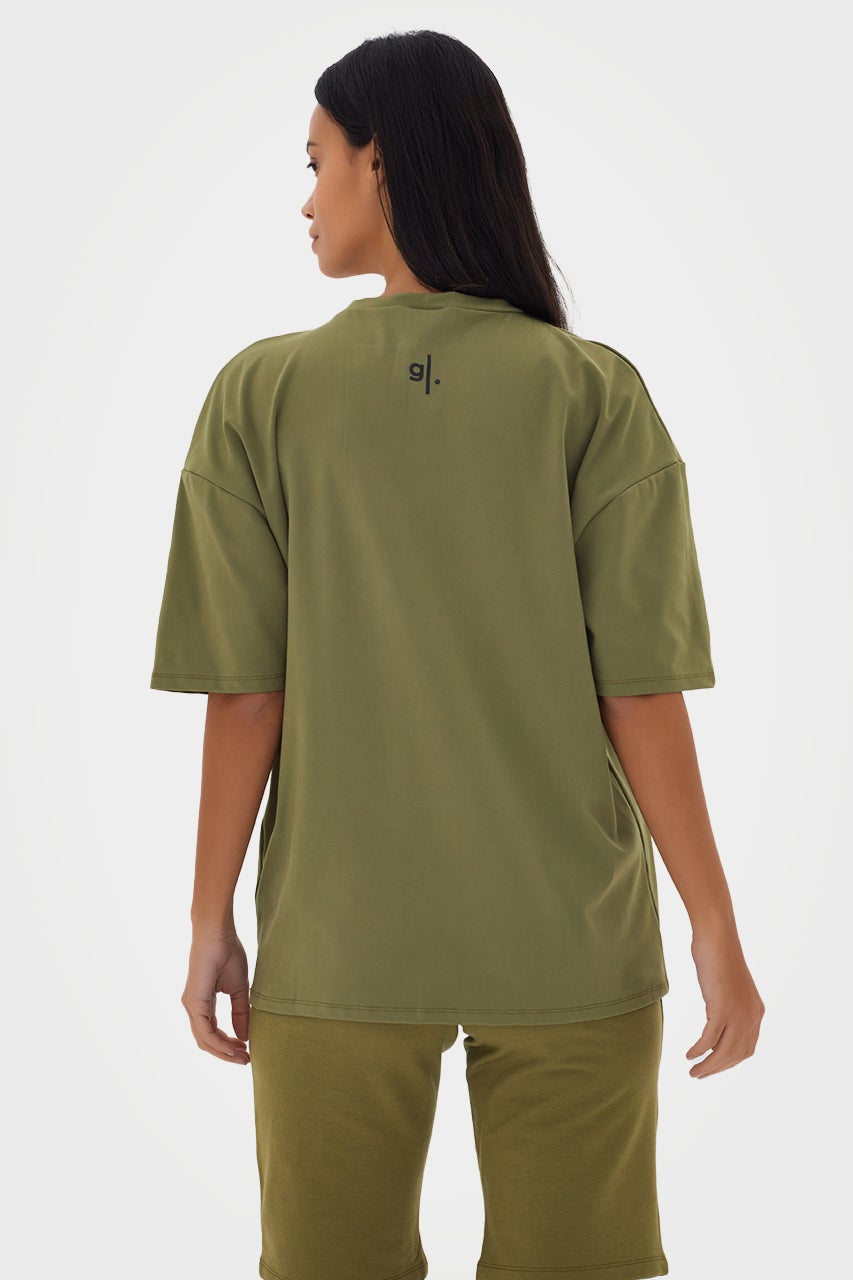 T-shirt oversize pour femmes, écoresponsable et adapté à toutes les morphologies