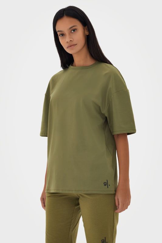 T-shirt oversize pour femmes, écoresponsable et adapté à toutes les morphologies