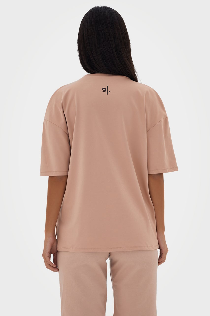 T-shirt oversize pour femmes, écoresponsable et adapté à toutes les morphologies