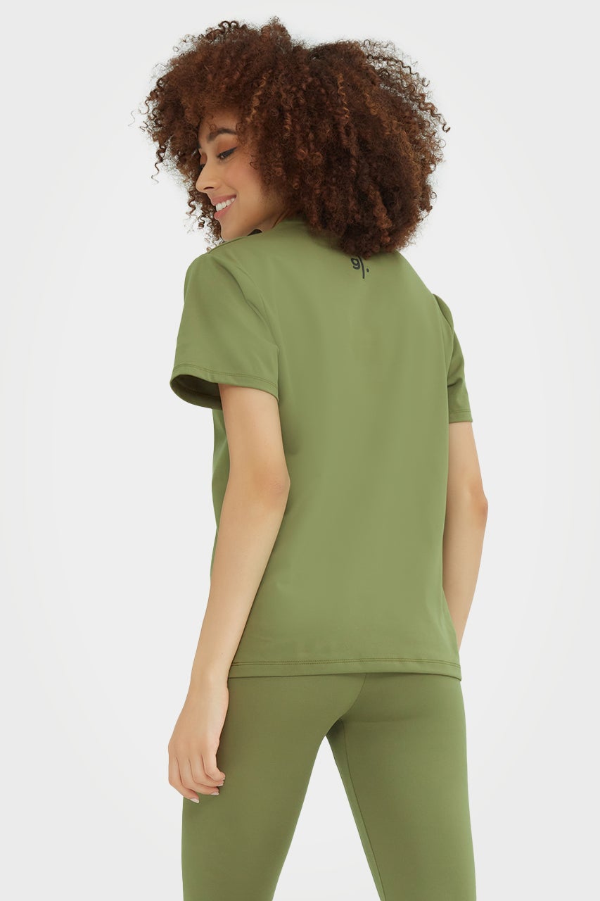 T-shirt éco-responsable pour femme, coupe classique