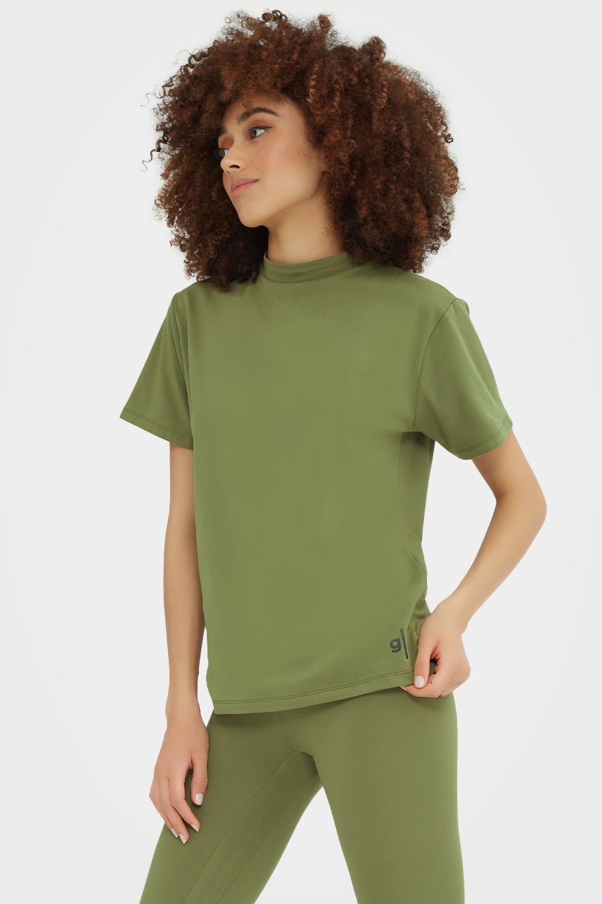 T-shirt éco-responsable pour femme, coupe classique