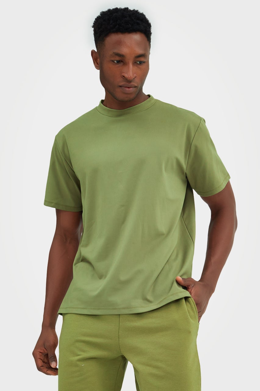 T-shirt éco-responsable pour homme, coupe classique