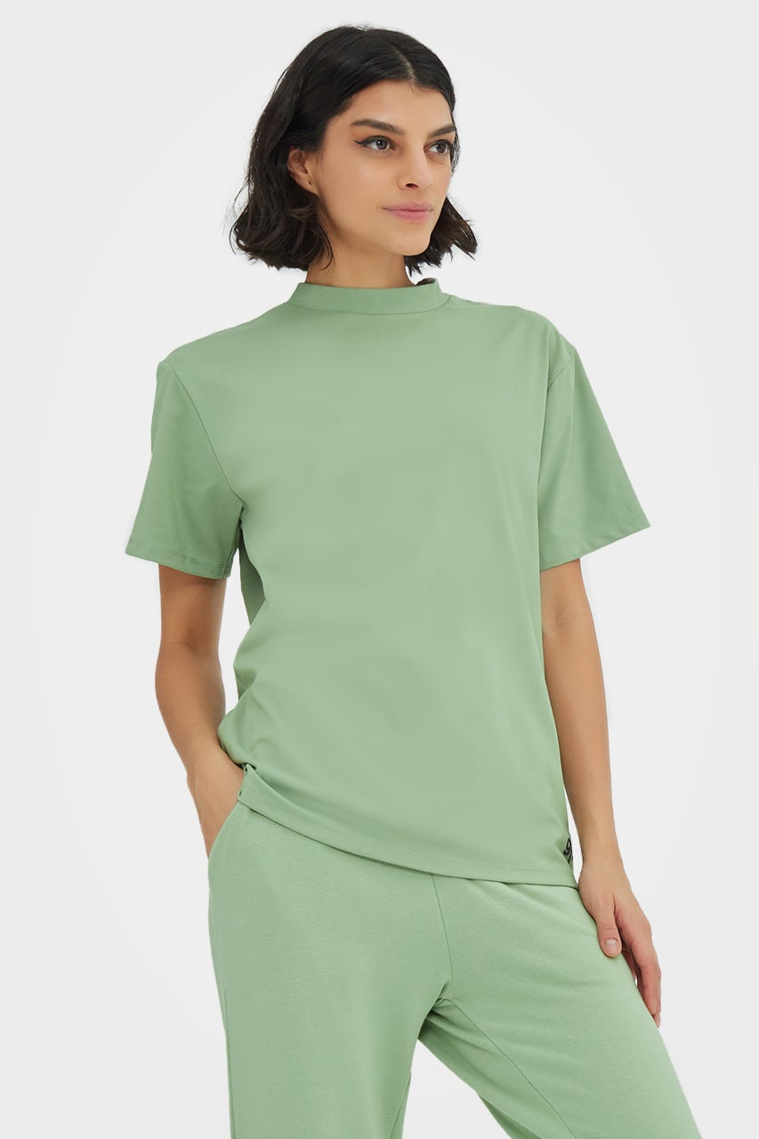 T-shirt éco-responsable pour femme, coupe classique