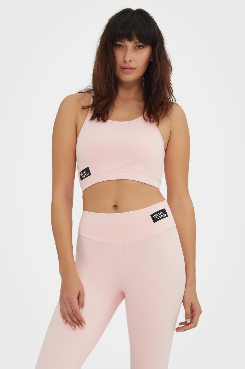 Soutien-gorge de sport durable pour femme, dos nageur, coupe longue