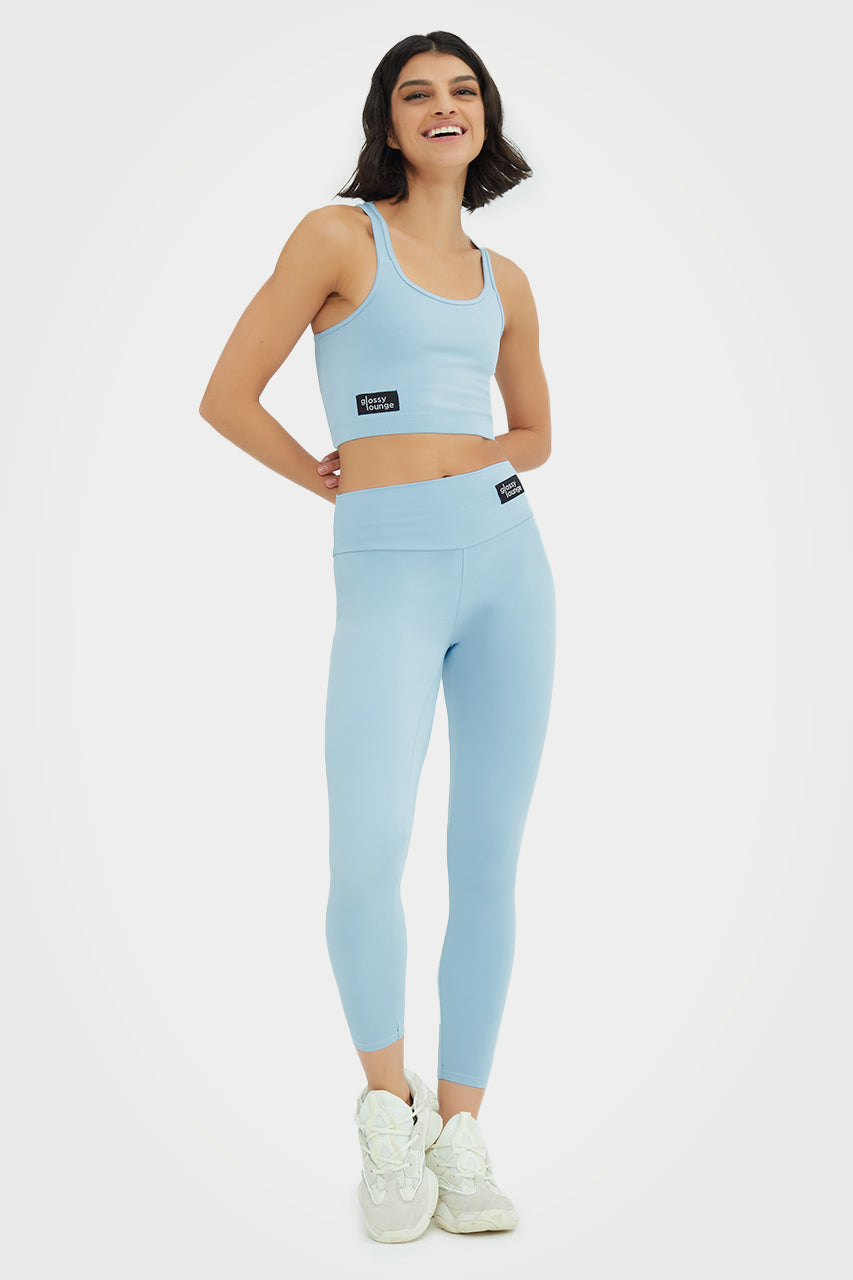 Soutien-gorge de sport durable pour femme, dos nageur, coupe longue