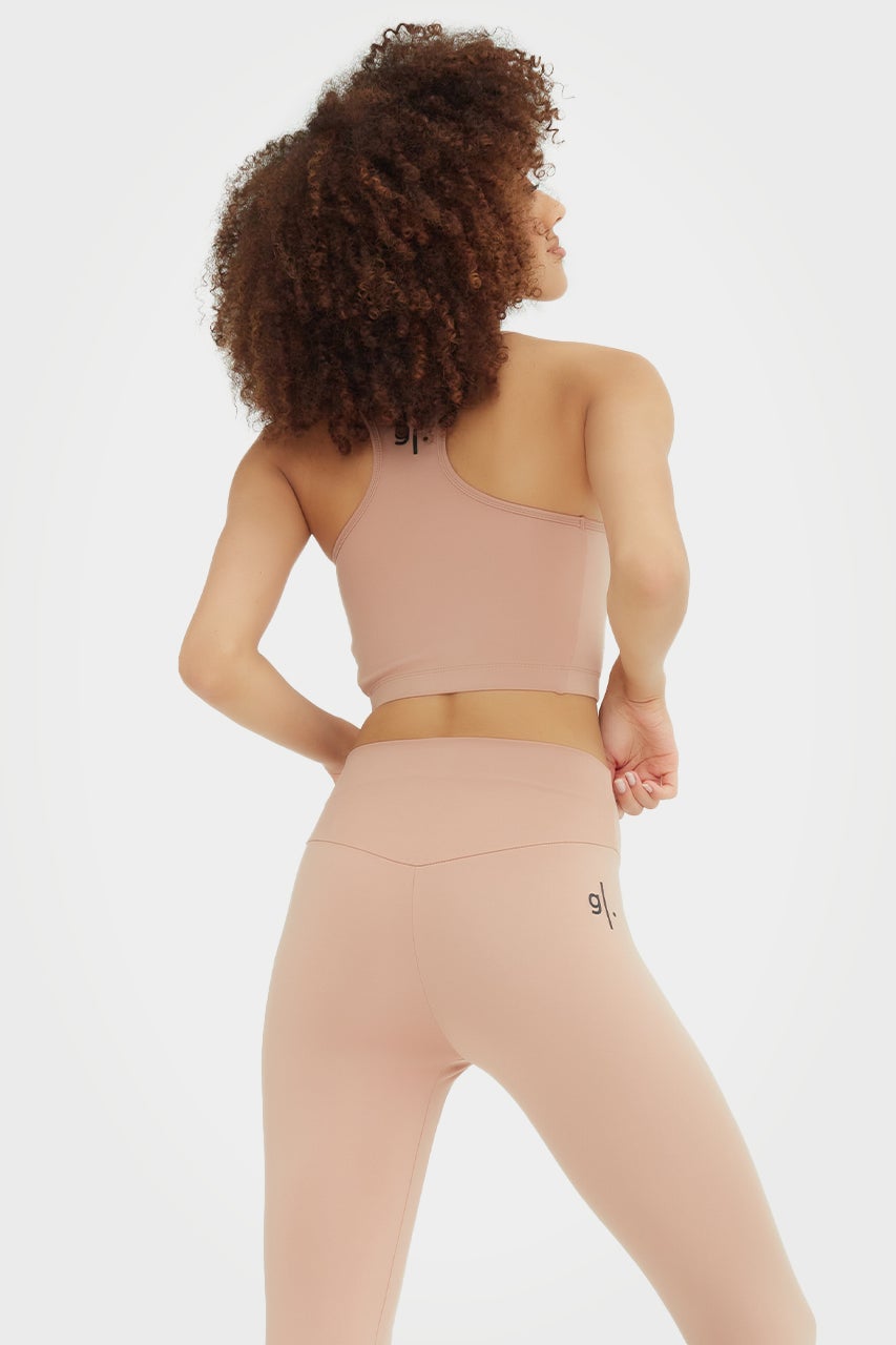 Soutien-gorge de sport durable pour femme, dos nageur, coupe longue