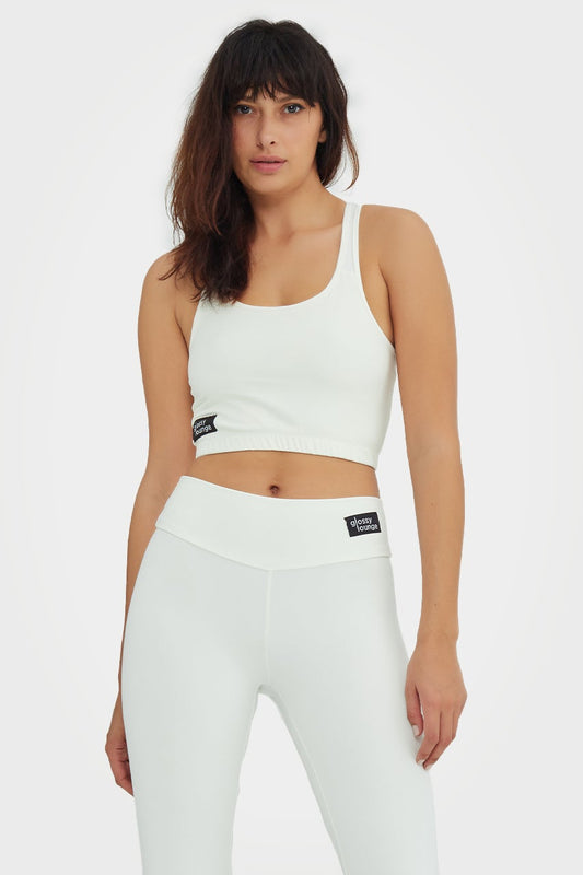 Soutien-gorge de sport durable pour femme, dos nageur, coupe longue