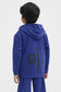 Sweat à capuche zippé confortable en bambou biologique pour garçons