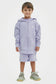 Sweat à capuche zippé confortable en bambou biologique pour garçons