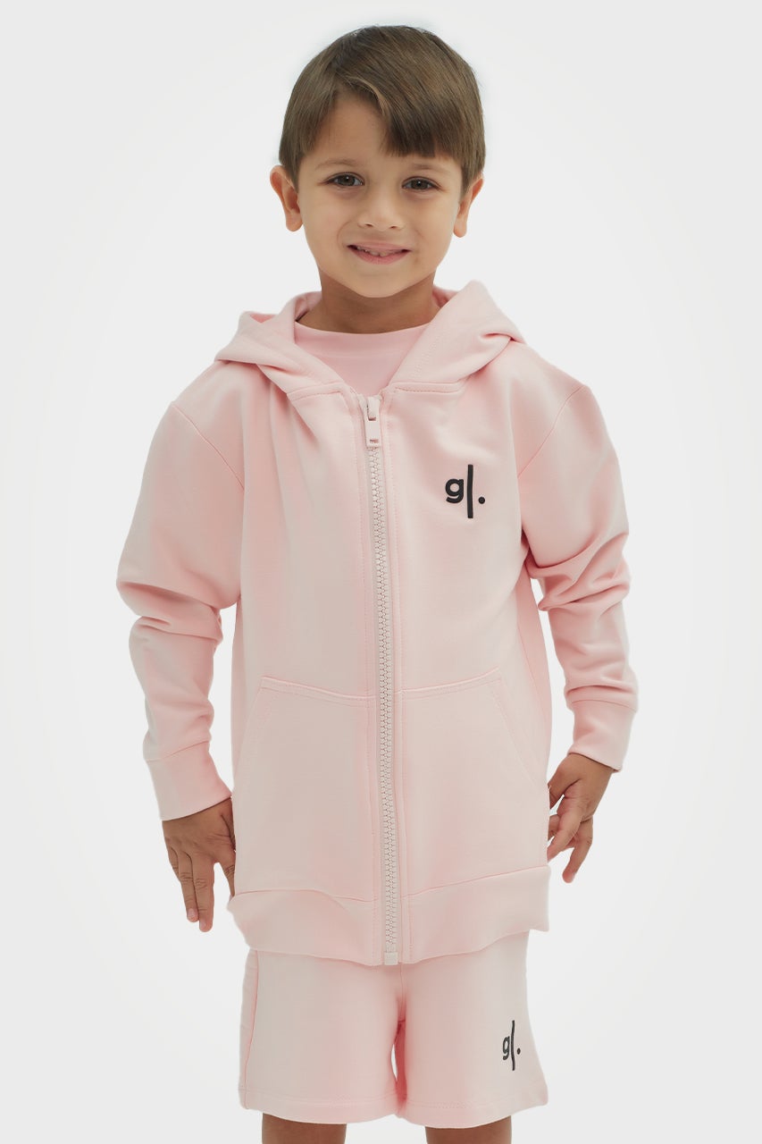 Sweat à capuche zippé confortable en bambou biologique pour garçons