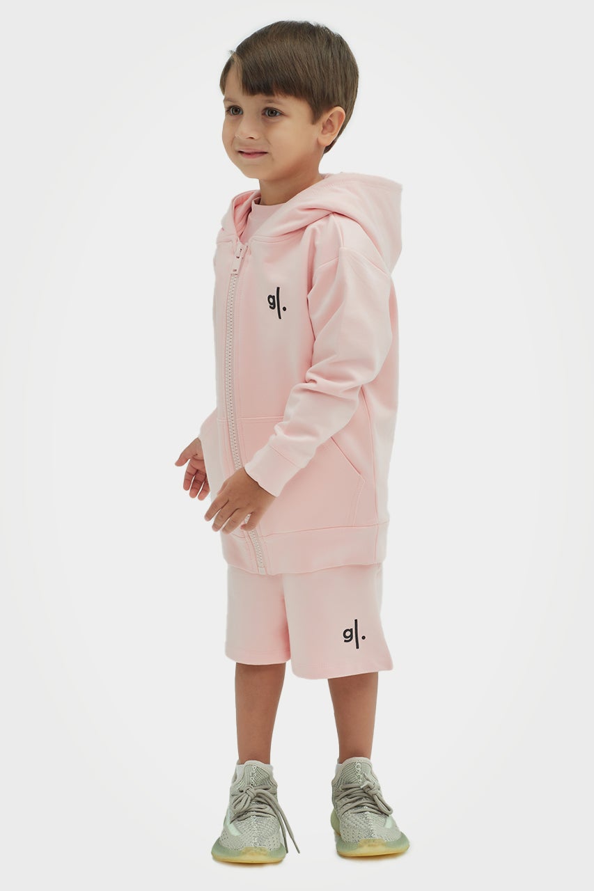 Sweat à capuche zippé confortable en bambou biologique pour garçons
