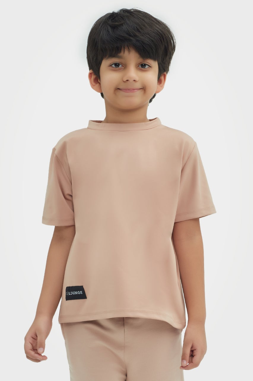 T-shirt garçon coupe classique écoresponsable